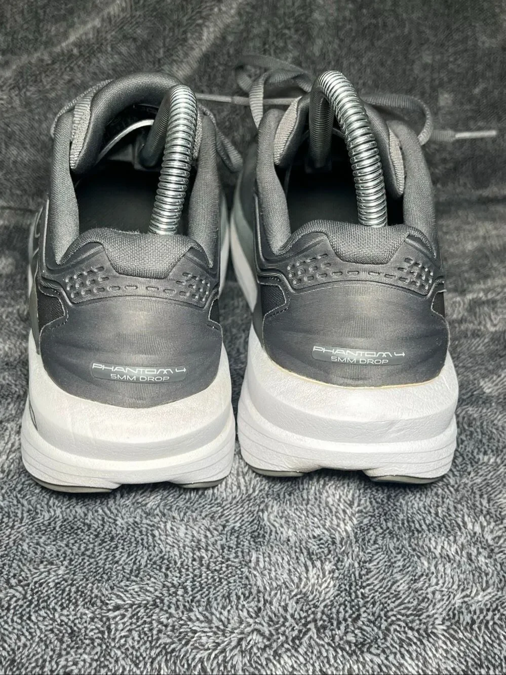 Topo Athletic Phantom 4 Women's 7.5 Wide Grey Running Shoes 5mm Drop W-Phantom 4